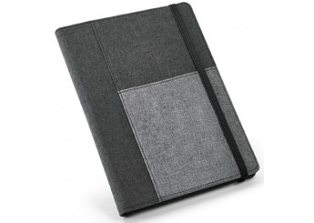 Capa com bloco de notas