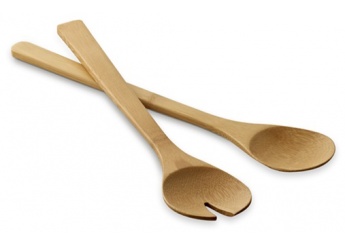 Conjunto de 2 talheres para salada