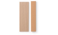Conjunto de 10 palhinhas em papel kraft LAMONE