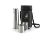 Conjunto garrafa termo e canecas