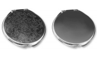 CAIXA 2 ESPELHOS CROMADA ROUND