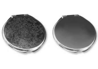 CAIXA 2 ESPELHOS CROMADA ROUND