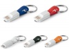 Porta-Chaves Cabo USB com conetor 2 em 1
