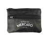 PORTA-MOEDAS PORTA-CHAVES PELE PRETO