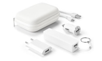 Conjunto de bateria + carregadores USB 2.000 mAh