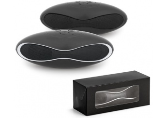 Coluna com microfone