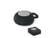 Coluna com microfone