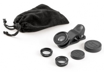 Conjunto de mini lentes universais