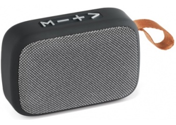 Coluna com microfone