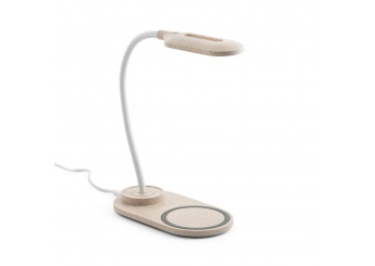 Candeeiro de mesa com carregador wireless (Fast, 10W) OZZEL