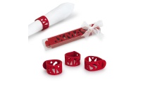 Conjunto de 4 argolas para guardanapo