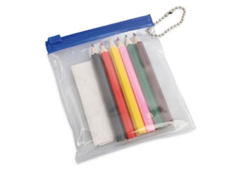 Bolsa PVC + 5 Lpis Cor