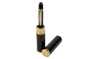 Estojo para Esferogrfica Preto/Dourado
