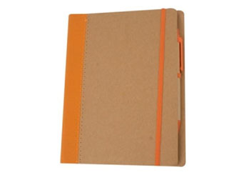 Caderno A5 Carto Reciclado + Caneta