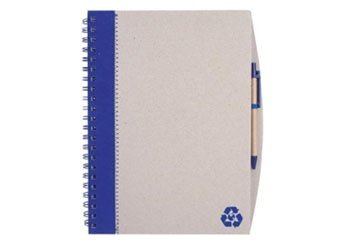 Caderno A4 Carto Reciclado + Esferogrfica