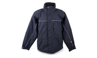 Parka Acolchoada com Fita Reflectora