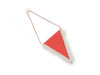 Bandeirola Triangular Acolchada Pequena