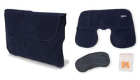 Set de Viagem: Estojo + Almofada + Mascara + Tampes