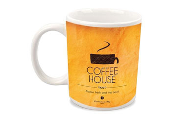 Caneca Caf Sublimao Branca 100ml