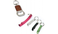 Abre-garrafas com porta-chaves
