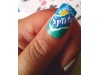 Adesivos beleza para unhas