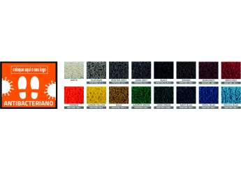 Tapete Personalizado PVC Antibacteriano 60x50cm