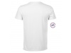 T-SHIRT COM PESCOO REDONDO PARA HOMENS LINO Branco