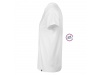 T-SHIRT COM PESCOO REDONDO PARA HOMENS LINO Branco