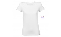 T-SHIRT PARA SENHORA GOLA REDONDA LOLA Branco