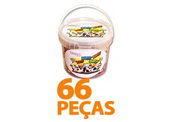 Puzzle Oval 66 Peas 21x28cm