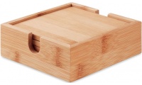 Set de 4 bases para copos com caixa MENDI  