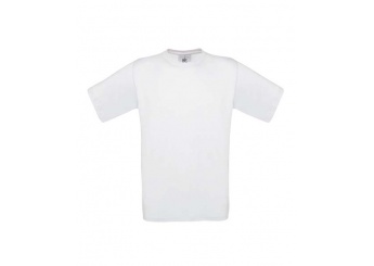 T-shirt B&C Exact 190 Branca