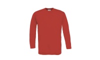 T-SHIRT B&C EXACT 150gr/m2 MANGA COMPRIDA CORES