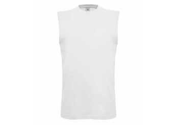 T-shirt B&C Exact Move 145gr/m2 Branca 