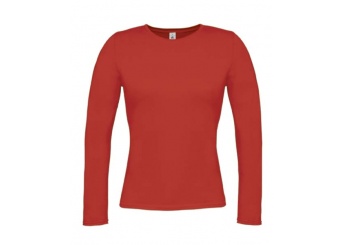 T-shirt B&C Women-Only manga comprida 145gr/m2 Cores 