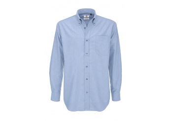 Camisa B&C Oxford de manga comprida 