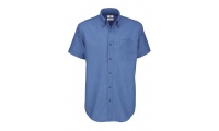 CAMISA B&C OXFORD HOMEM MANGA CURTA