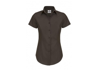 CAMISA B&C BLACK TIE SENHORA MANGA CURTA 