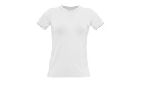 T-shirt B&C Exact 190 / Women - Branca 