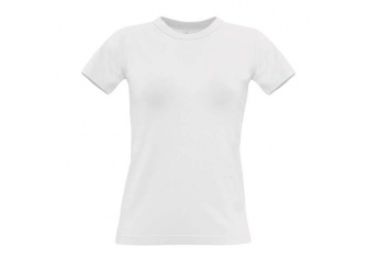 T-shirt B&C Exact 190 Women Branco 