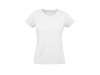 T-shirt B&C Inspire Plus T Women Branca 175g