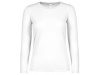 T-shirt B&C #150 LSL Women Branca