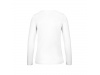 T-shirt B&C #150 LSL Women Branca