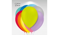 Bales liso cores pastel (Pack 100 und)