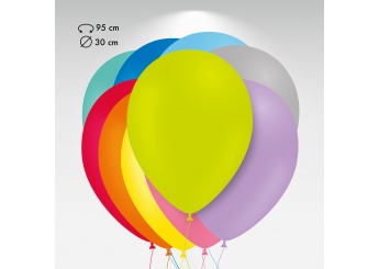 Bales liso cores pastel (Pack 100 und)
