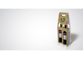 Porta-garrafas duplo
