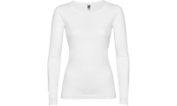Camisola semi-cintada manga comprida branca senhora 160gr/m2 EXTREME