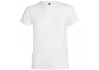  T-shirt manga curta XXXL Branco