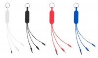 Cabo de carregamento 3 em 1 com suporte para telemvel HOLDIT