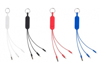 Cabo de carregamento 3 em 1 com suporte para telemvel HOLDIT